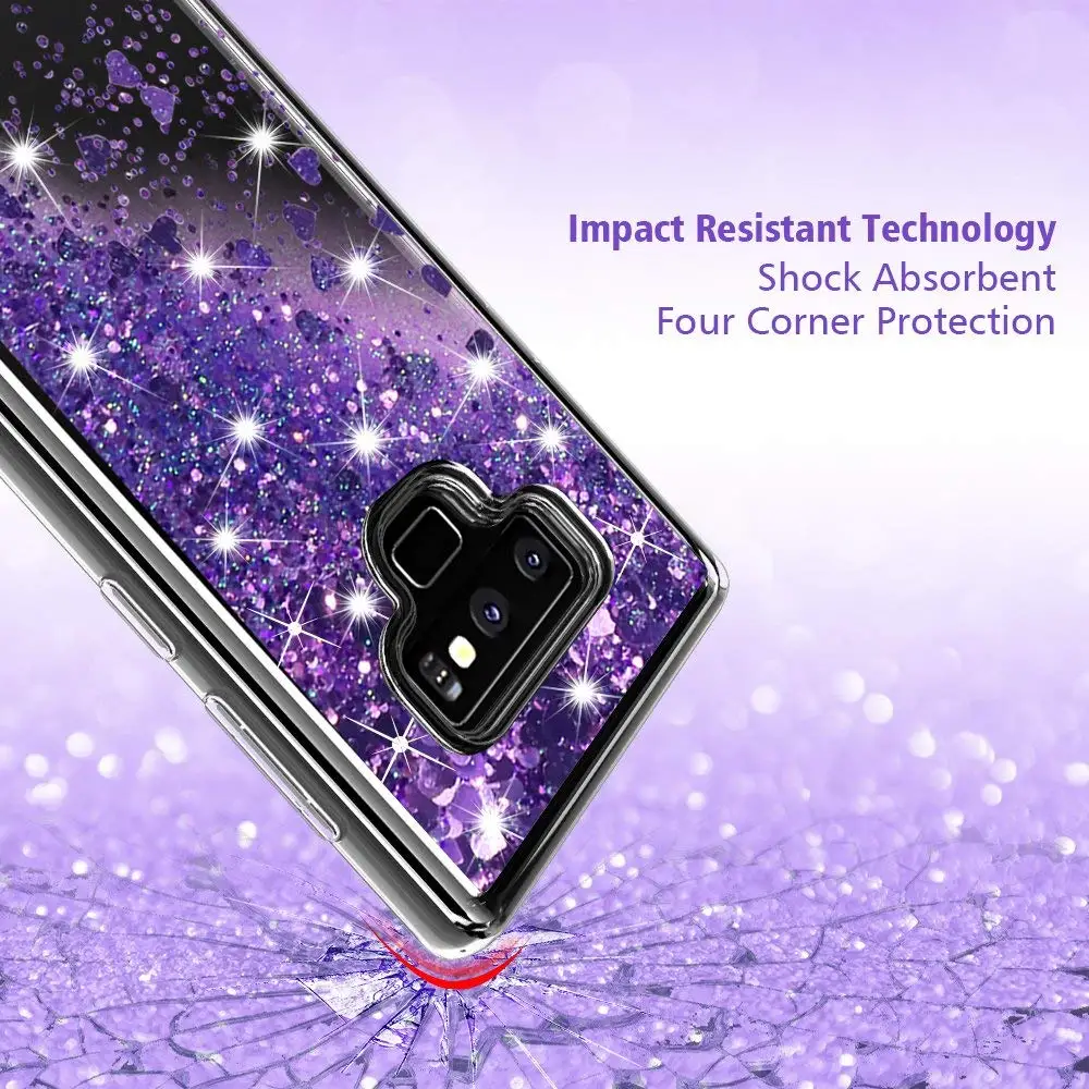 Liquid Glitter Case For Coque Samsung Galaxy Note 9 8 Case Soft Silicone TPU Phone Cases For Samsung Galaxy S9 S8 Plus Note 9 8  (6)
