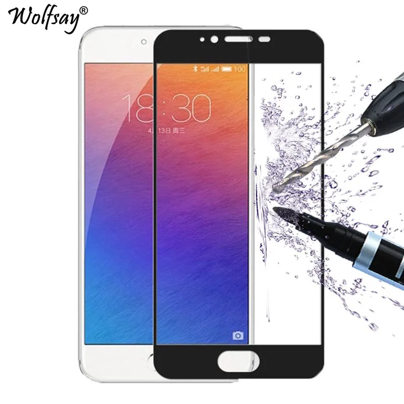 Wolfsay 2 шт. защитная пленка для экрана Meizu Pro 6s закаленное стекло 6 защита от царапин 5