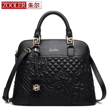 ZOOLER luxury women leather bag genuine leather bags top handle handbags women bags designer shoulder bag bolsa feminina#8155
