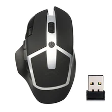 8 Keys Wireless Gaming Mouse 800-2400 DPI Notebook PC Gaming Ergonomics Gamer Mouse for Overwatch/DOTA2 E-sports