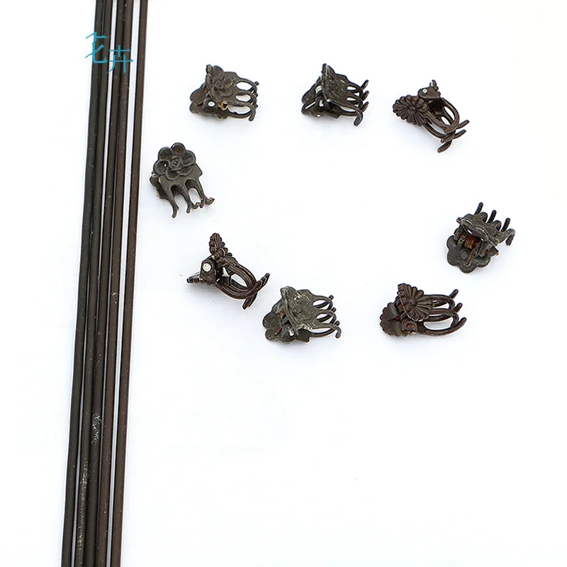 

wire and clipper orchid flower sticks