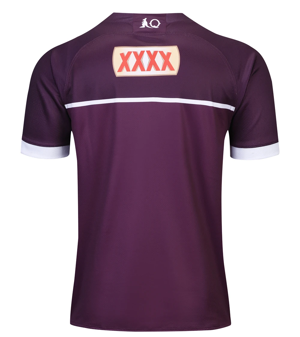 حجم كبير 5xl 2019 المارون جيرسي كوينزلاند قميص كرة قدم أمريكية مصنوع من الصوف كوينزلاند المارون الرجال دولة المنشأ جيرسي قميص لرياضة الرجبي كبي...