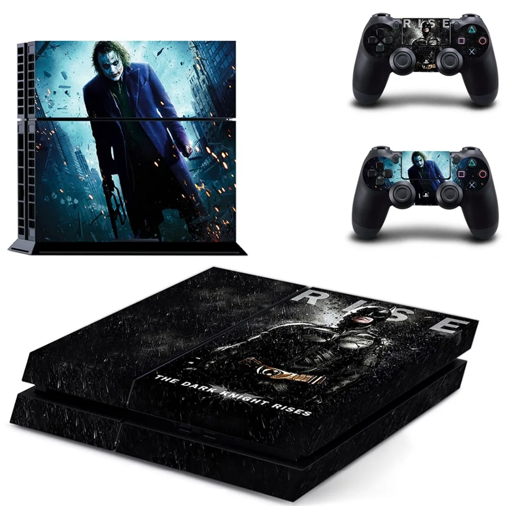Бэтмен Аркхэм город ps4 наклейки кожи стикер для Sony Play Station4 консоль и 2 контроллера