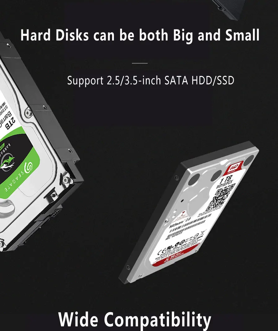 Sata II к USB3.0 dual bay 2," /3,5" SSD/HDD док-станция с жестким диском Поддержка функции офлайн клон для ноутбука Mac рабочего стола