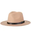 ¡Envío gratis! Novedad de 2022, sombrero de fieltro a la moda para hombre, sombrero de jazz a la moda para verano y primavera, gorra de mezcla de lana negra, sombrero informal para exteriores X XL ► Foto 3/6