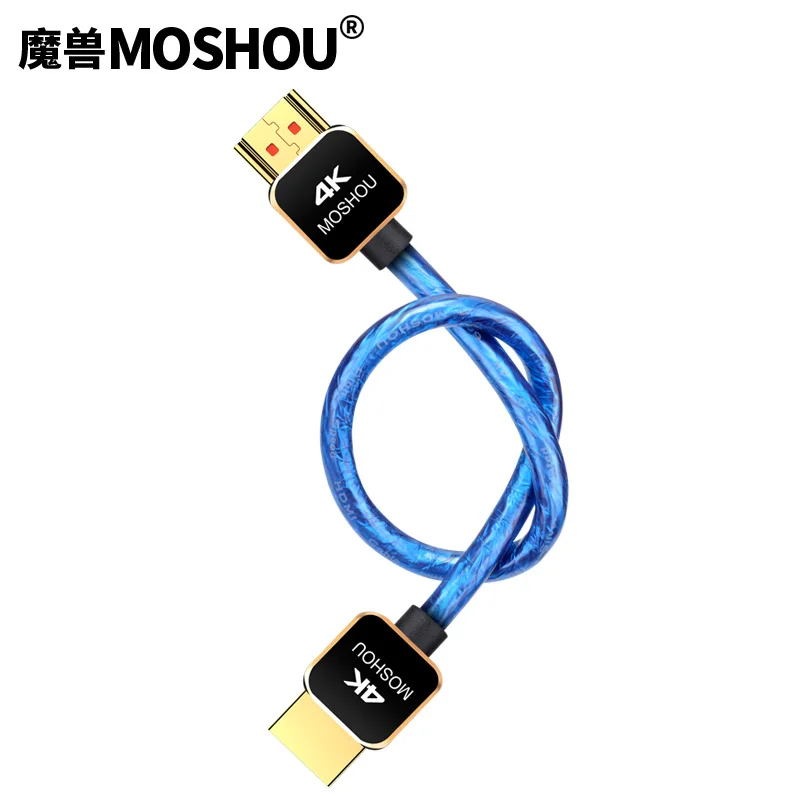 MOSHOU профессиональный в энтузиасте HDMI 2,0 кабель 4 k@ 60Hz HDMI 2,0 кабель 18Gbs высокое качество посеребренный сердечник 2 м 5 м HDMI 2.0a