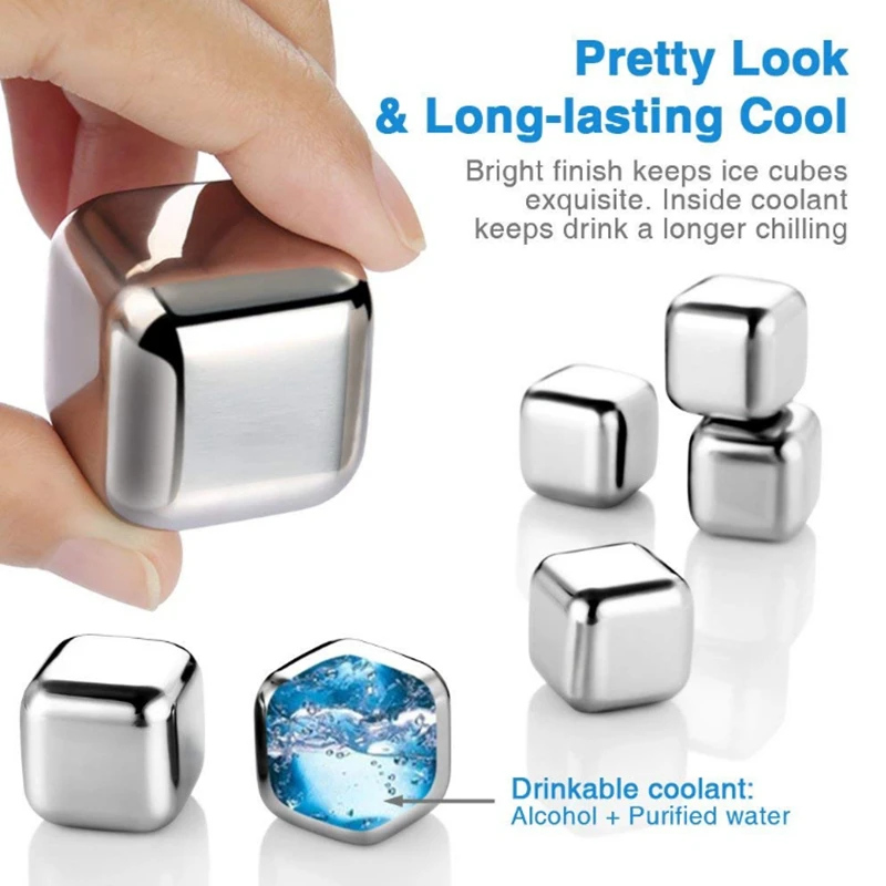 stainless steel ice cube 11