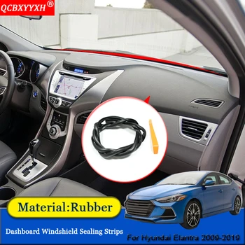 

Car-styling Anti-Noise Soundproof Dustproof Car Dashboard Windshield Sealing Strips Accessories For Hyundai Elantra 2009-2019