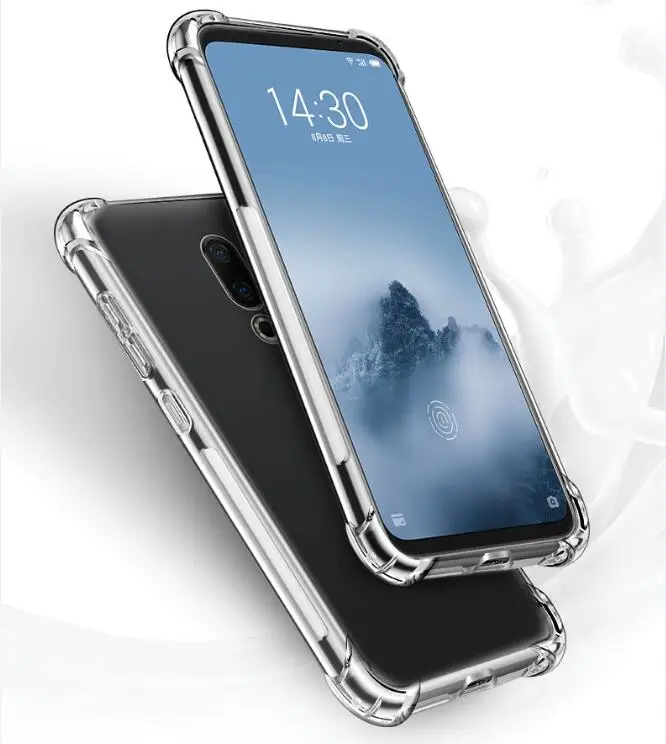 Нескользящий Силиконовый мягкий телефонный чехол для Meizu 16 16th Plus X8 Note 8 9 M8 Lite 16X 16XS