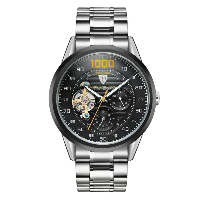 

TEVISE New Luxury Automatic Watch Men Relogio Automatico Masculino Top Brand Tourbillon Mechanical Watch Sport Military Clock