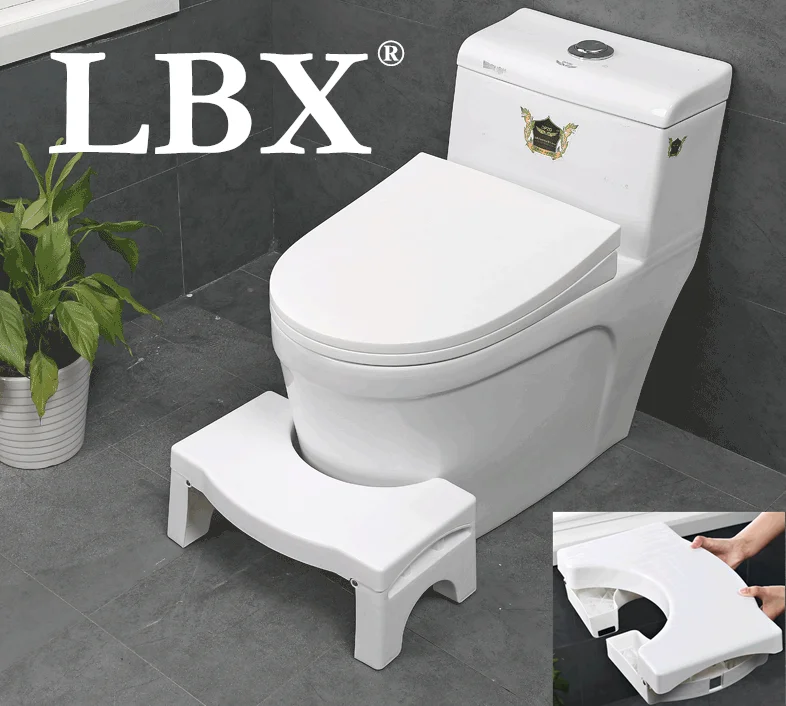 

50% OFF Squatty Potty Plastic Thickened Foldable Toilet Stool Step Stool 41X25X17.5cm