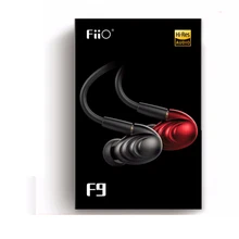 FiiO F9 тройной Драйвер Гибридный Динамический HiFi наушники-вкладыши 3.5 мм разъем Замена провода с микрофоном для смарт-мобильные телефоны