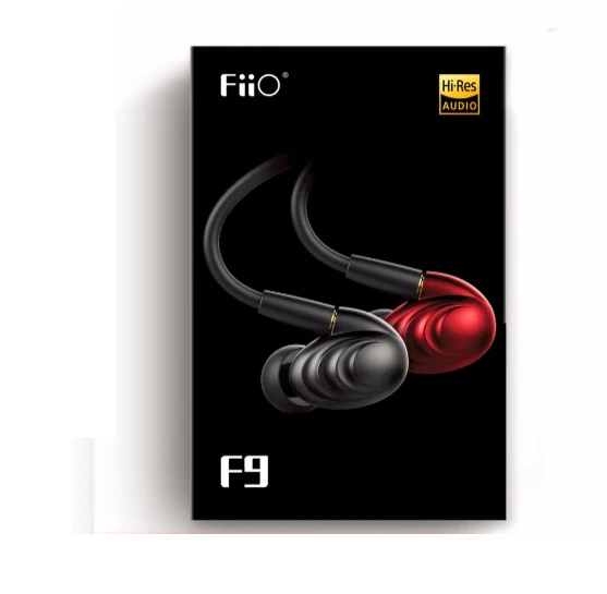 

FiiO F9 Triple Driver Hybrid Dynamic HIFI earphone in-ear 3.5mm plug replacement wire with mic for smart mobile phones