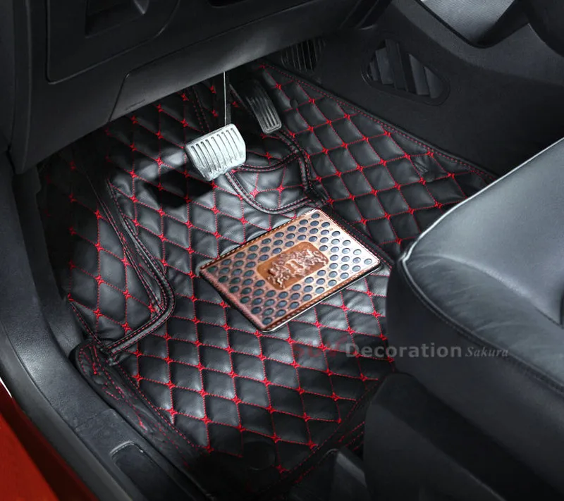 

Accessories For Ford Explorer 7 seats 2011 - 2015 Interior Car Floor Mats Covers Auto Foot Pad 1set
