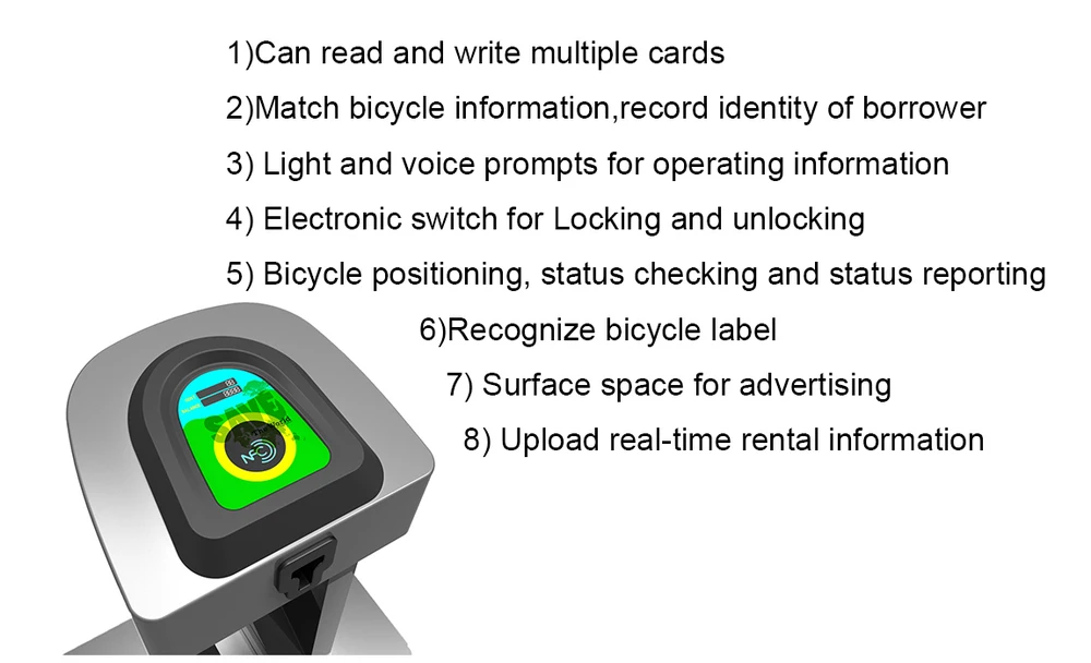 Remote Monitor карт ic проведите GPRS Bluetooth GPS велосипеды проката центр велосипед совместное использование программного обеспечения