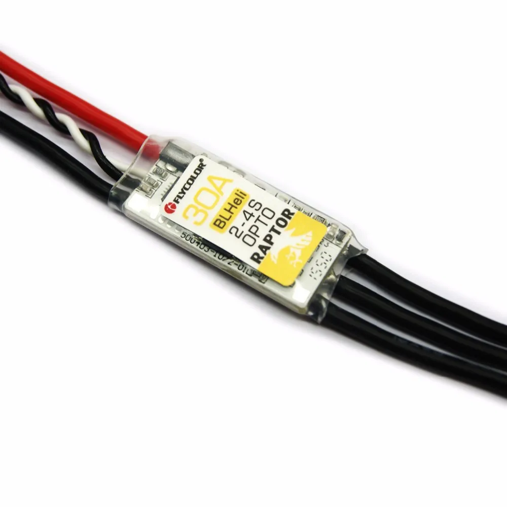 

F19695 Flycolor MINI 20A / 30A BLHeli ESC OPTO 2-4S RAPTOR Light Weight Electronic Speed Controller ESCs for Multi-copter