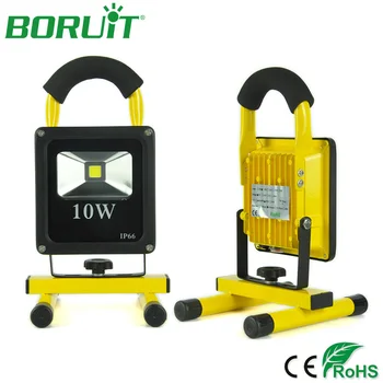

BORUiT 10W LED Flood Spot Light Rechargeable Work Lamp Waterproof Outdoor Portable Lamp Floodlight 110V 240V Built-in Battery