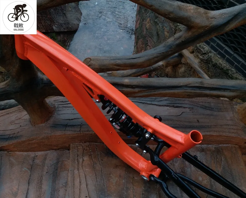 Perfect Kalosse adluts bike frame with 190mm travel DIY colors   mountain bicycle  frame alloy   Downhill  DH/AM  bike frame 22
