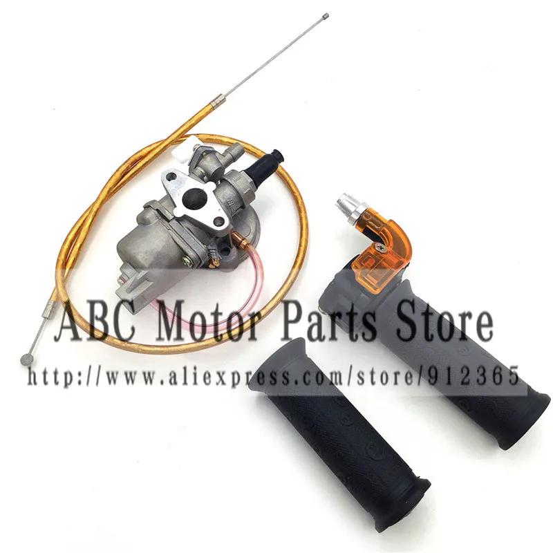 Throttle Settle Grip Cable Carburetor Kit For 47cc 49cc Mini Pocket