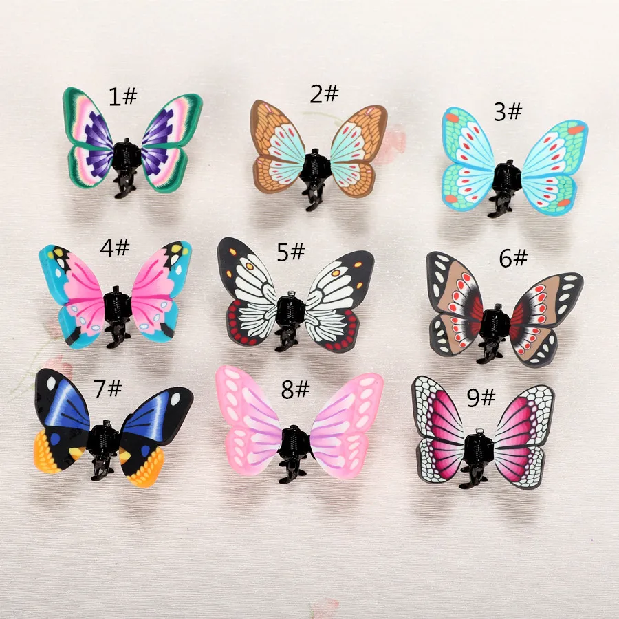 Prix pour 20 pc/lot Clay Petit Papillon Cheveux Clip Griffe Pince Prises Cheveux Pins Main Décoration Headware Coloré le Diadème Concepteur Accessoire Prix pour 20 pc/lot Clay Petit Papillon Cheveux Clip Griffe Pince Prises Cheveux Pins Main Décoration Headware Coloré le Diadème Concepteur Accessoire