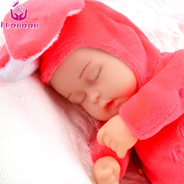 Best Price UCanaan 25cm Plush Stuffed Toys Soft Rabbit Simulated Babies Sleeping Dolls Mini Baby Reborn Doll Toys for Girls Birthday Gifts Best Price UCanaan 25cm Plush Stuffed Toys Soft Rabbit Simulated Babies Sleeping Dolls Mini Baby Reborn Doll Toys for Girls Birthday Gifts