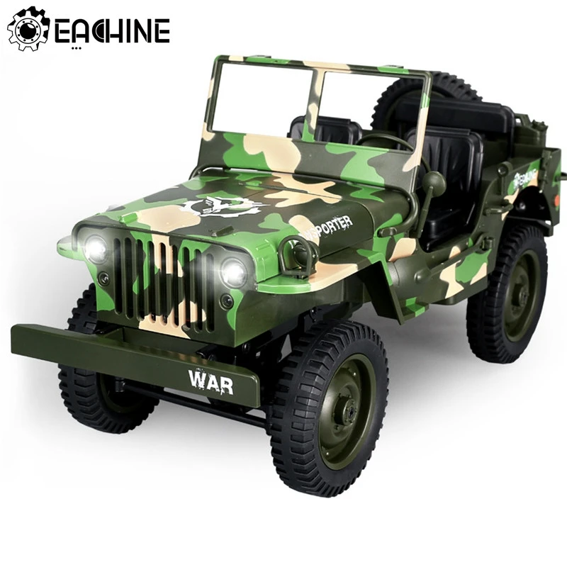 Eachine EC01 1/10 2 4G 4WD Rc автомобиль джедай транспортер камуфляж военный грузовик RTR