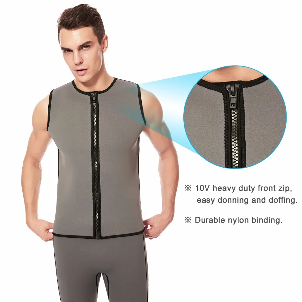 men vest wetsuit grey 4