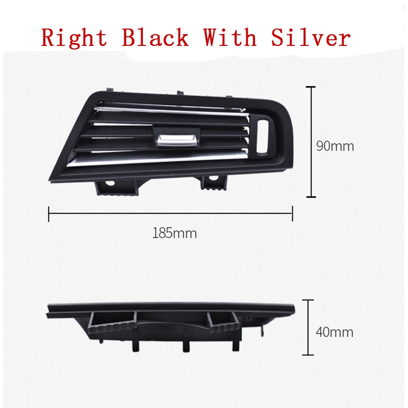 Передняя ветровая левая/Центральная/правая/задняя вентиляционная решетка кондиционера для BMW 5 F10 F18 Запасная часть