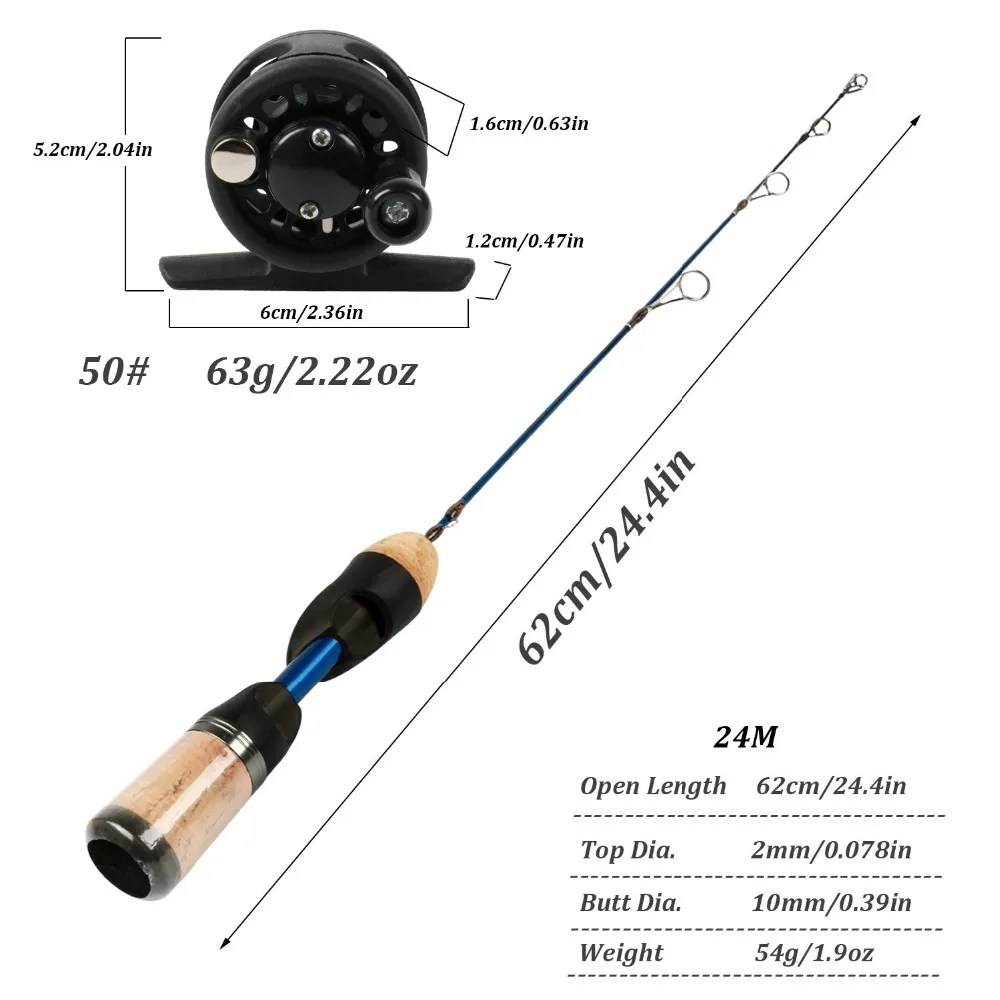 Sougayilang الروبيان الجليد الصيد قضيب مع الجليد الصيد بكرة مجموعات القطب الصيد قضبان كومبو الصب الغزل إغراء معالجة القطب Pesca Sougayilang الروبيان الجليد الصيد قضيب مع الجليد الصيد بكرة مجموعات القطب الصيد قضبان كومبو الصب الغزل إغراء معالجة القطب Pesca