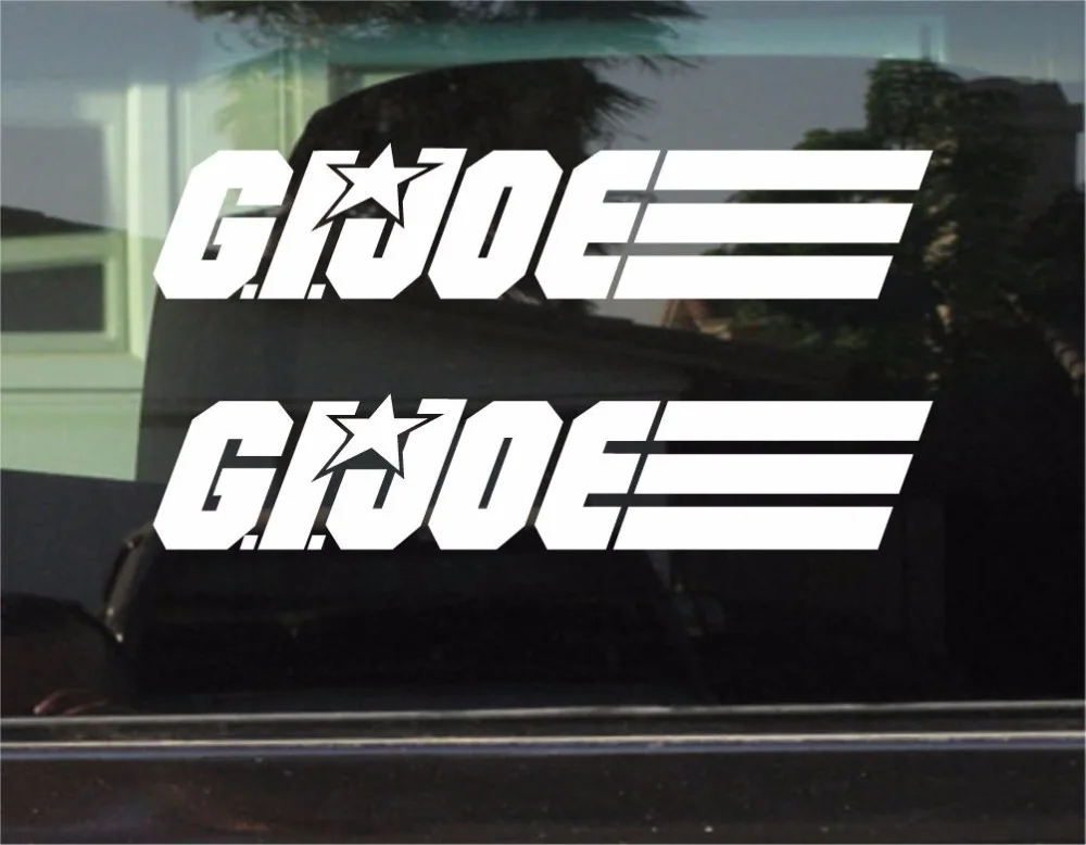 2 шт GI JOE (старый стиль) виниловая наклейка/наклейка пара 15 см | Игрушки и хобби