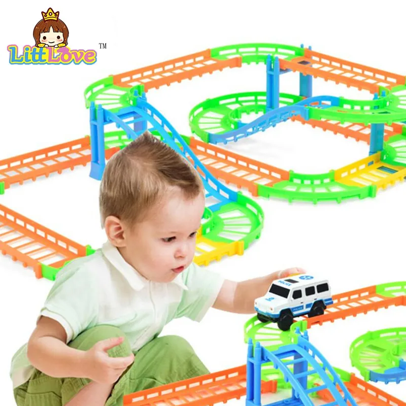 LittLove новый дизайн красочные электрические хвостовые игрушки машинки для детей