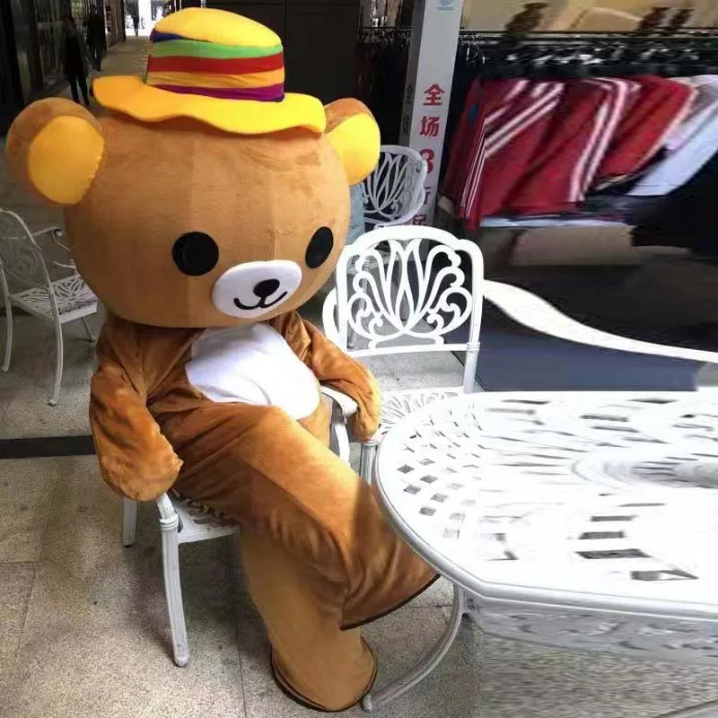 Японские талисманы Rilakkuma костюмы на Хэллоуин Рождество день рождения косплей