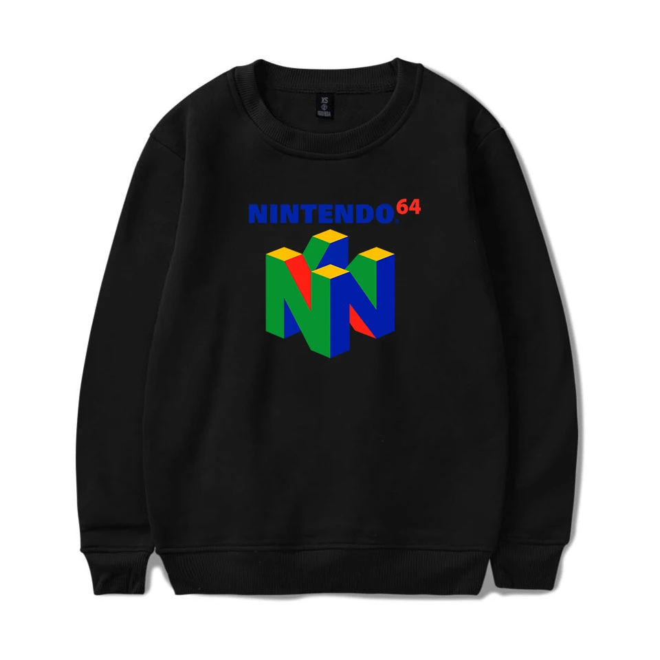 Новое поступление горячая Распродажа Classic N64 толстовка с капюшоном и принтом в