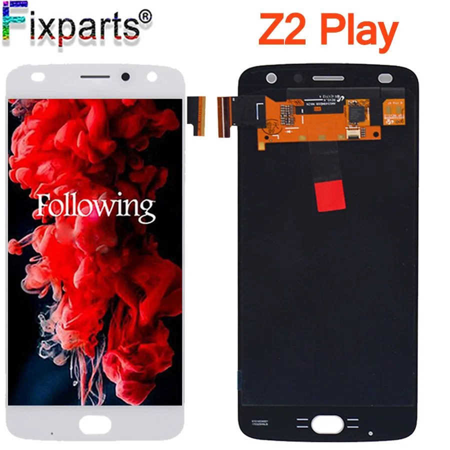 5 &quotдля MOTO Z2 Play XT1710 08 ЖК дисплей с кодирующий преобразователь сенсорного экрана в