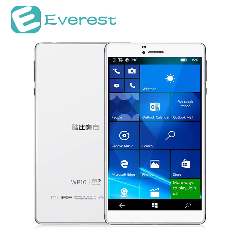 

Cube WP10 tablets 4G Quad Core tablet pc Windows 10 Mobile 2GB/16GB 1.3GHz IPS MSM8909 GPS M8909 GPS Dual Standby windows tablet