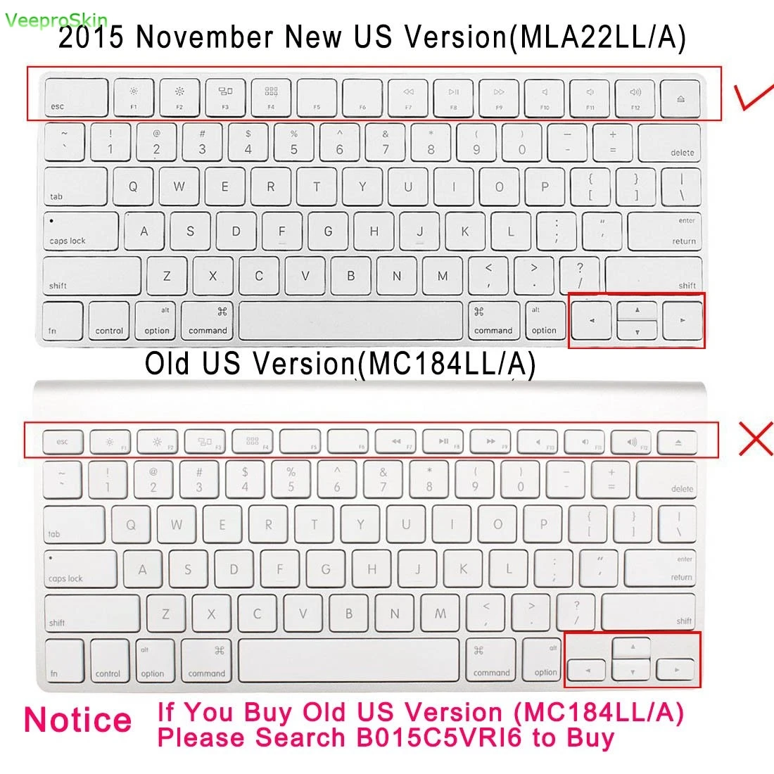 투명 애플 매직 키보드 G6 A1843 iMac 데스크탑 US 레이아웃 2015 2017 2018 2019, 실리콘 스킨 키보드 커버 스킨