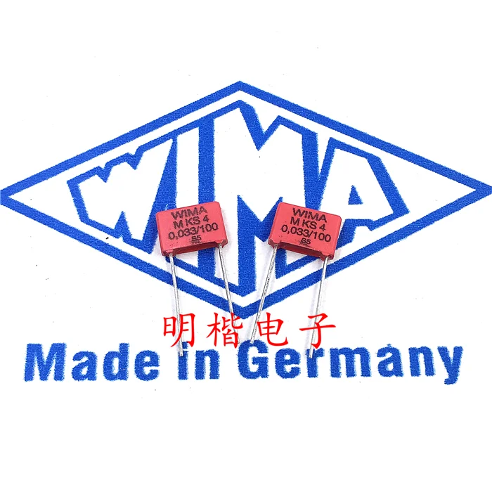 10 шт./30 шт. WIMA новый немецкий конденсатор MKS4 100V мкФ 100V333 33NF шаг 0 033 мм Бесплатная