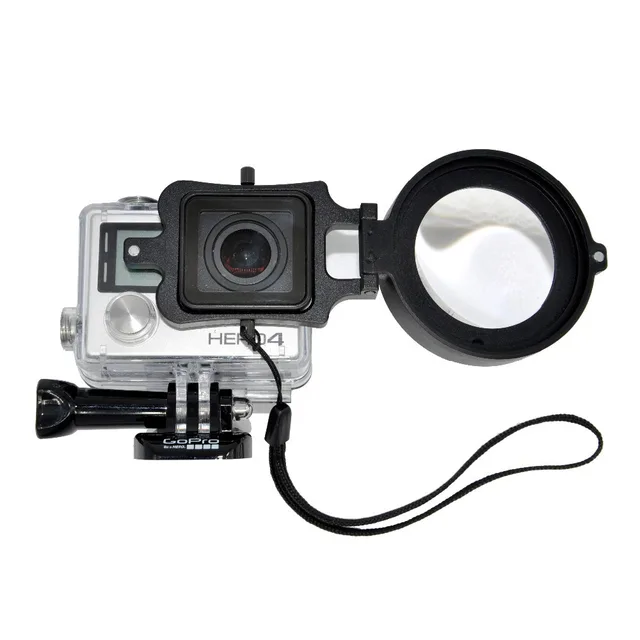 Best Price 58mm Colse-up +16X Times Macro HD Diving Lens Filter Adapter Ring with Case For GoPro HERO 4 3+ Accessories Best Price 58mm Colse-up +16X Times Macro HD Diving Lens Filter Adapter Ring with Case For GoPro HERO 4 3+ Accessories