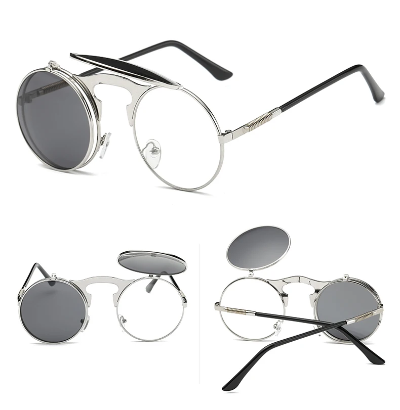 steampunk round sunglasses 9000167 details (4)