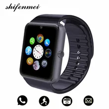 Fashion Bluetooth Smart Watch Men GT08 With Touch Screen Big Battery Support TF Sim Card Camera For IOS iPhone Android Phone