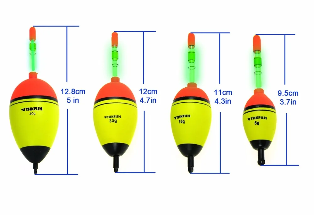 5 шт. EVA рыболовный Поплавок+ 10 шт. рыболовный светильник светящаяся палочка зеленый световой светильник ing палочка плавает световые поплавки для ночной рыбалки