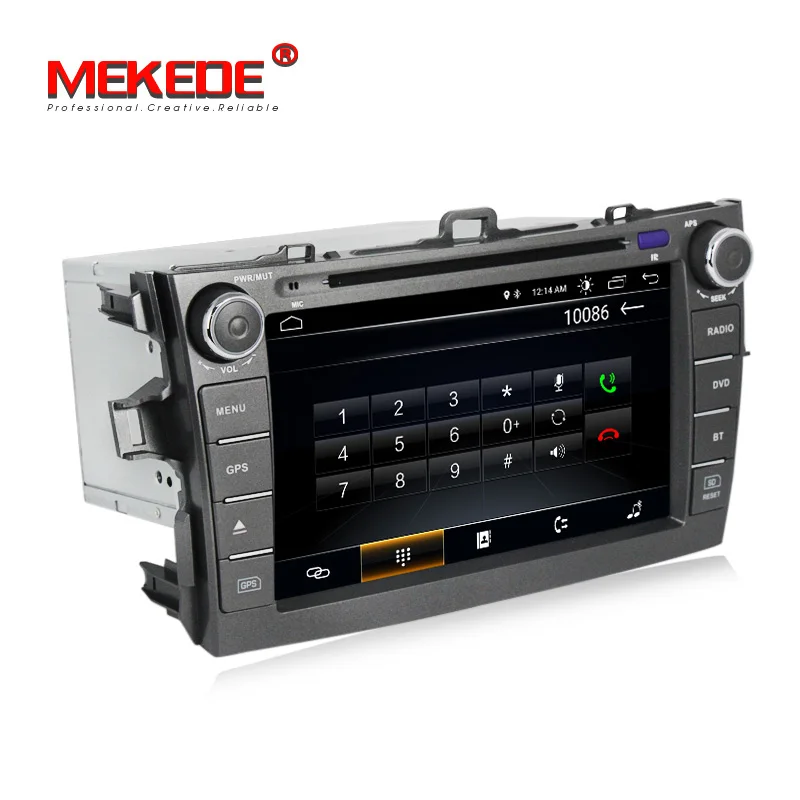 Best HD1080 8inch 2din android 8.1 system Car stereo head unit navigation GPS NAVI DVD player fit for toyota corolla 2007-2011 5