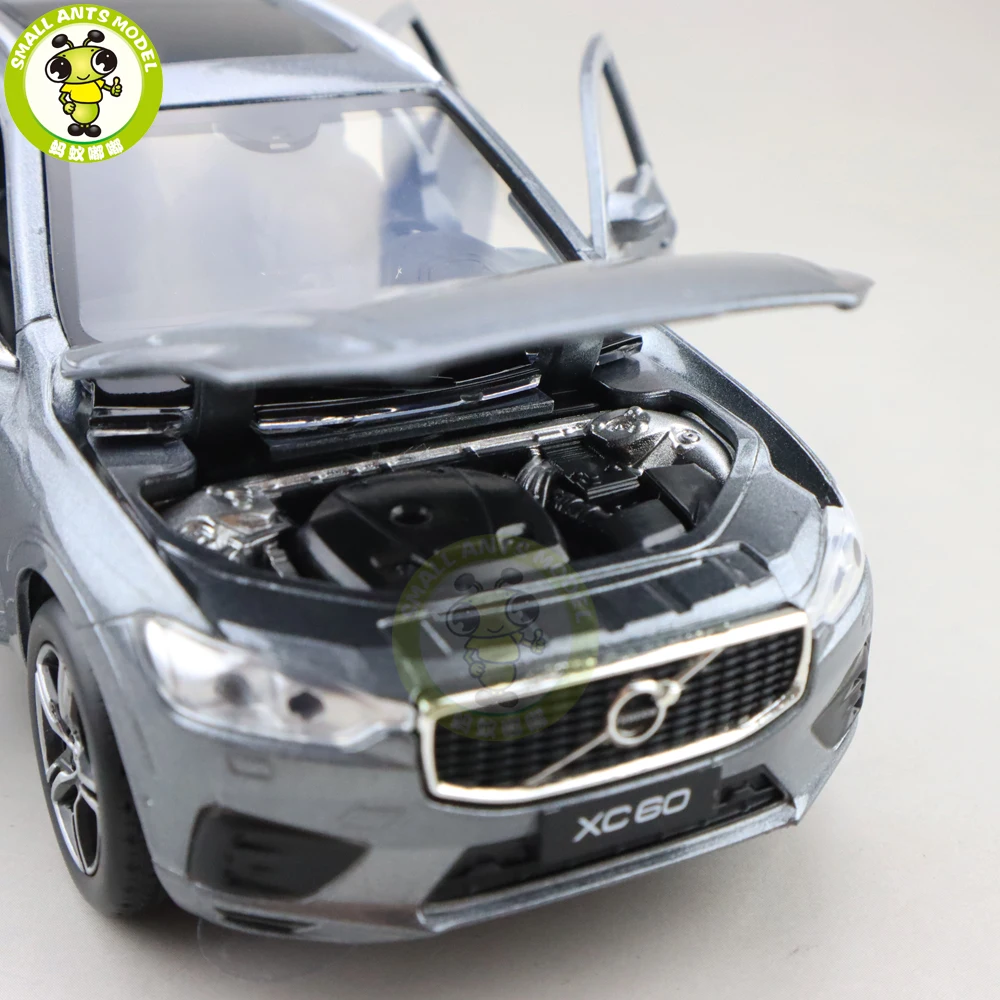 1/32 JACKIEKIM все новые Volvo XC60 литая модель автомобиля игрушка джип для детей Подарки для мальчиков девочек звуковое освещение Вытяните назад