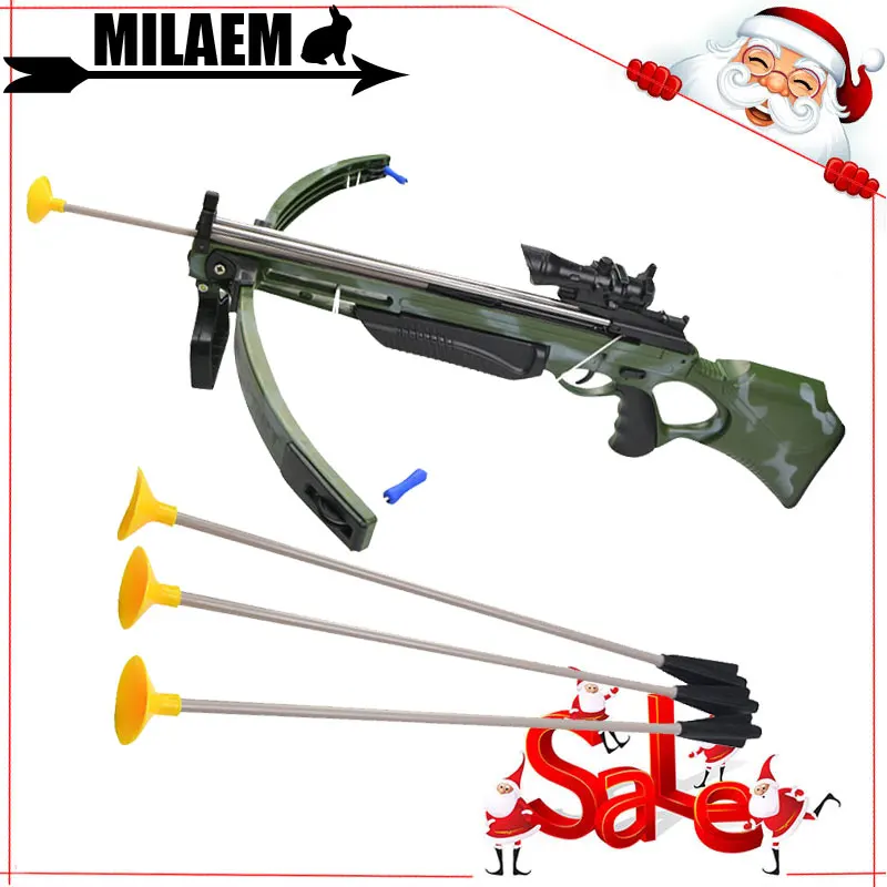 

Archery Child Crossbow Bow Toy Garden Games Kit With 3 Sticky Sucker Suction Shooting Accessory