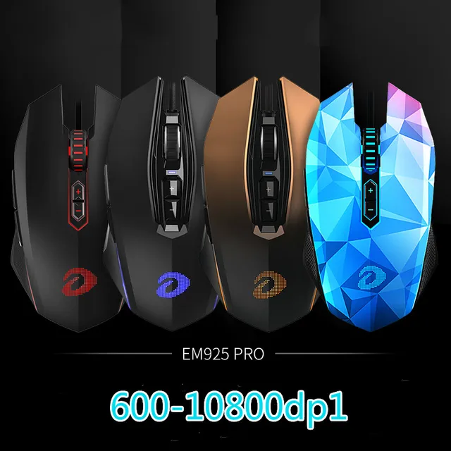 New Arrival DAREU EM925pro USB Optical Gaming Mouse 10800DPI 7 Buttons Computer PC Gamer Magic Mice With led Breathing Lights New Arrival DAREU EM925pro USB Optical Gaming Mouse 10800DPI 7 Buttons Computer PC Gamer Magic Mice With led Breathing Lights