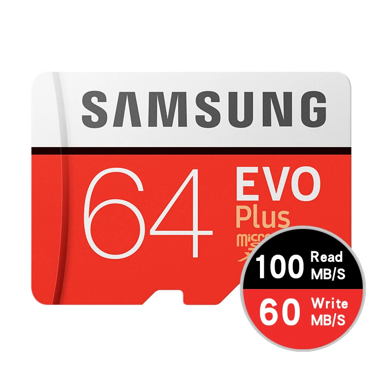 Карта Microsd SAMSUNG 256G 128 Гб 64 ГБ 32 ГБ 16 ГБ 8 ГБ 100 МБ/с./с класс 10 U3 U1 SDXC класс EVO+ Micro SD карта памяти TF флэш-карта