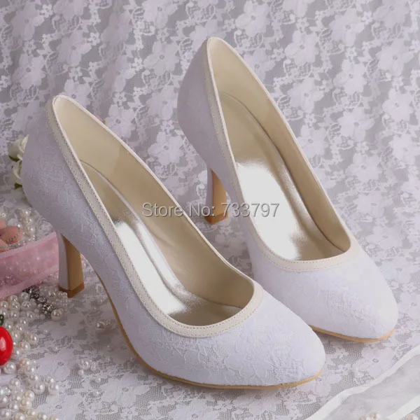 Wedopus Mw064 Mid Heel White Lace Bridal Shoes Women Fabric Pumps Wedopus Mw064 Mid Heel White Lace Bridal Shoes Women Fabric Pumps Size 10 Bride In S From On Aliexpress Alibaba Group
