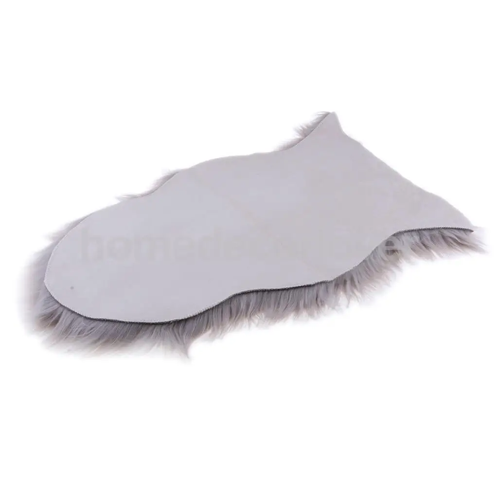 40x60cm Sheepskin Fluffy Skin Faux Fur Fake Rug Mat Rugs For Living Room Bedroom Sofa Floor 