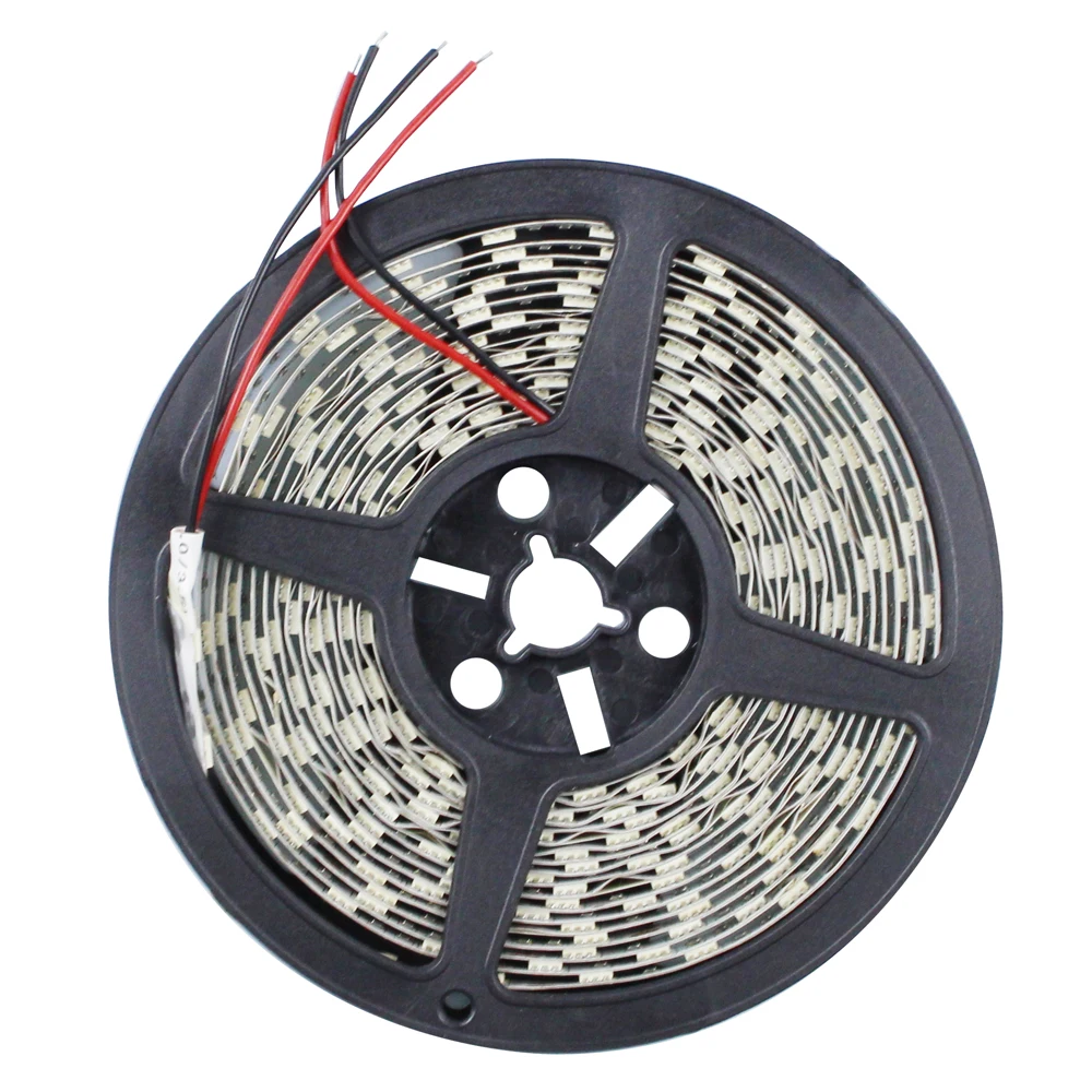 5050SMD светодиодный ленточный светильник DC12V 60LED/m 5 м/лот Светодиодная лента e Гибкая
