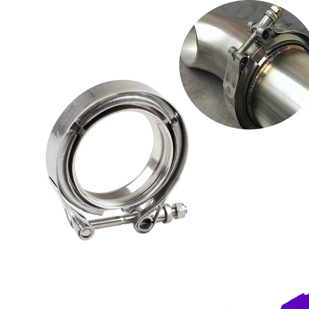 Auto spare parts LGMIN 3.5 inch Car Turbo Exhaust Downpipe V-Band Clamp Stainless Steel 304 Flange Clamp latest product